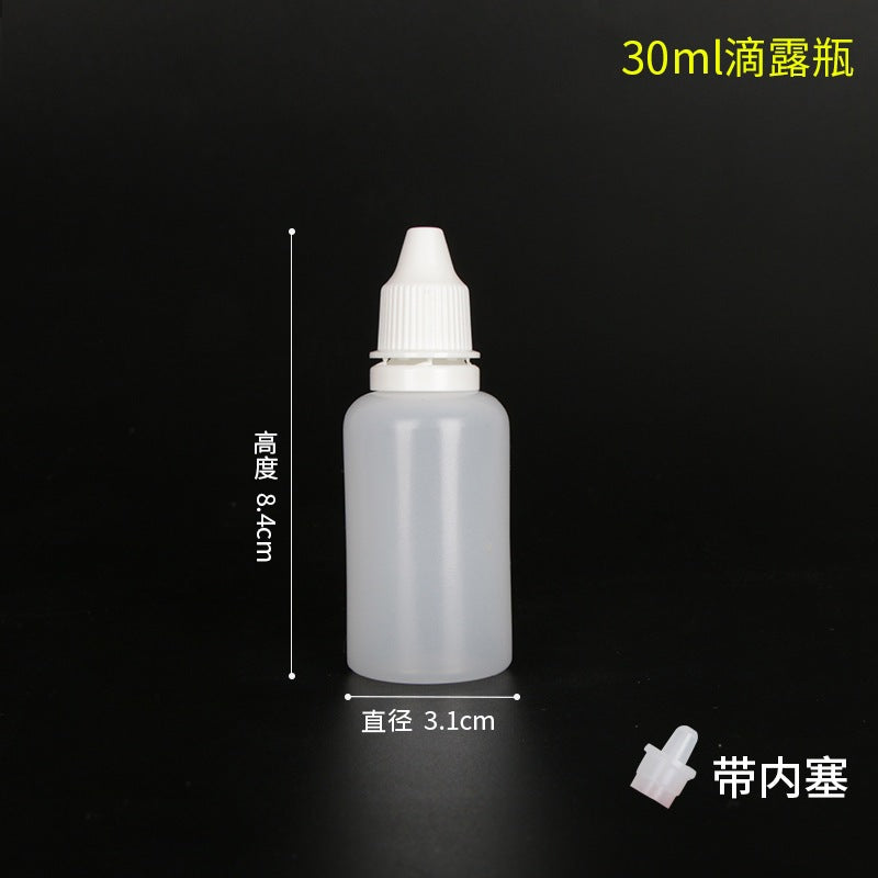 [พร้อมส่ง] ขวดบีบหยด สีขาวโปร่งแสง ขวดและฝาสีขาว Dropper Bottle ขวดยาหยอดตา วัสดุพลาสติกPE ขนาด 10ml / 20ml / 30mlราคา/ชิ้น